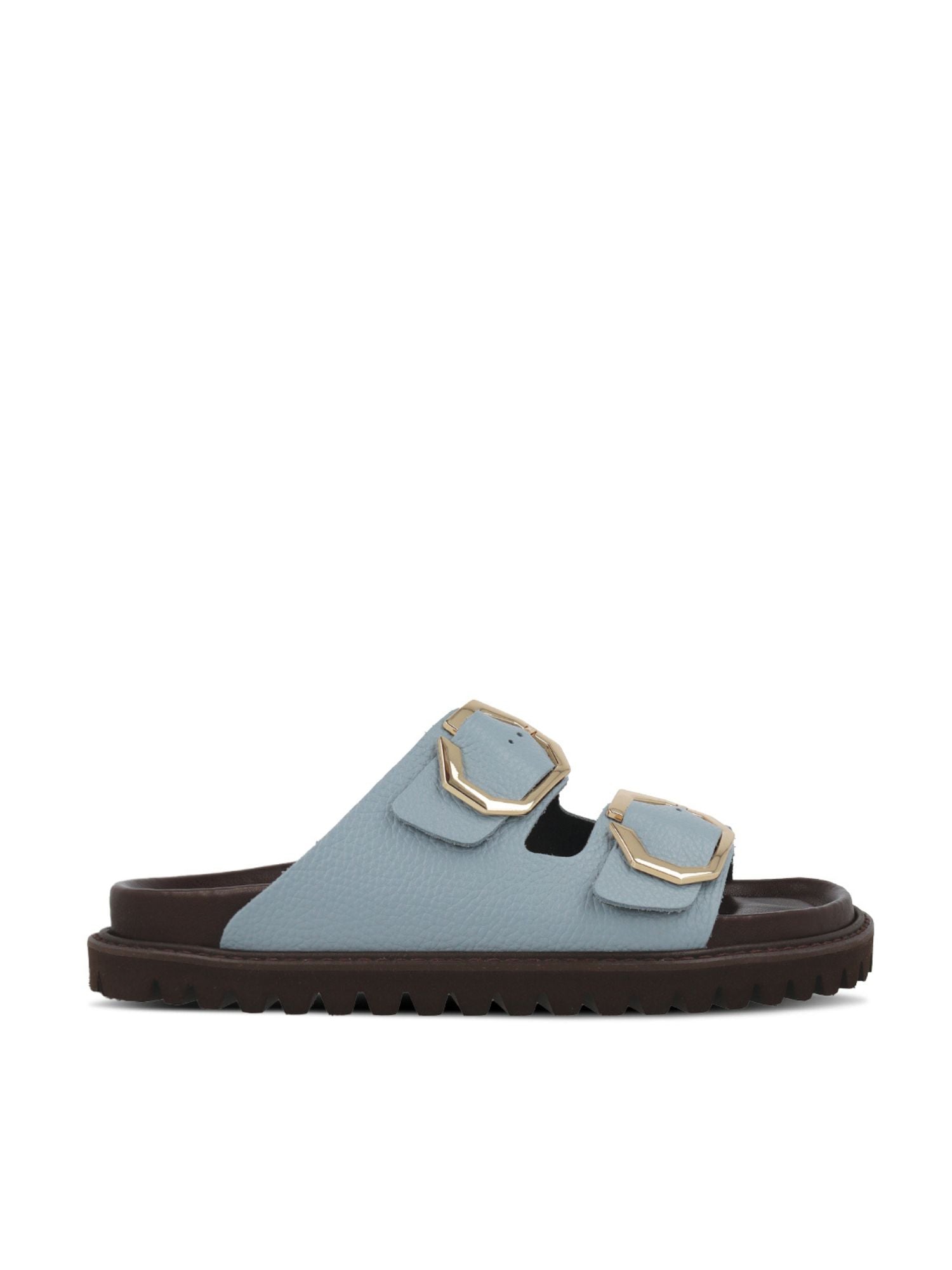 GALIA EMBOSSED LEATHER AZURE