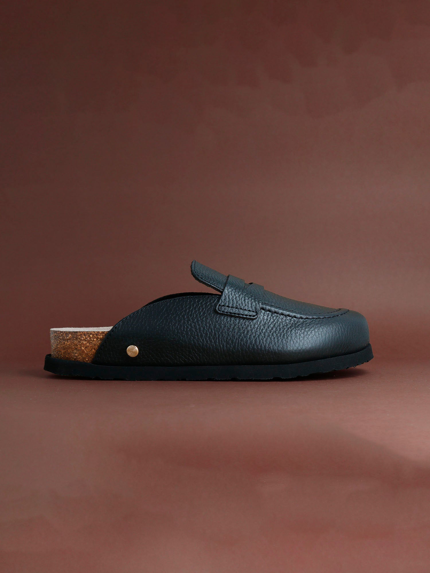 LOIS EMBOSSED LEATHER BLACK