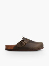 RIVA OILED LEATHER KAKI WOMAN