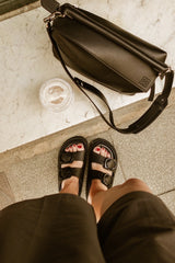 GALIA BLACK LEATHER